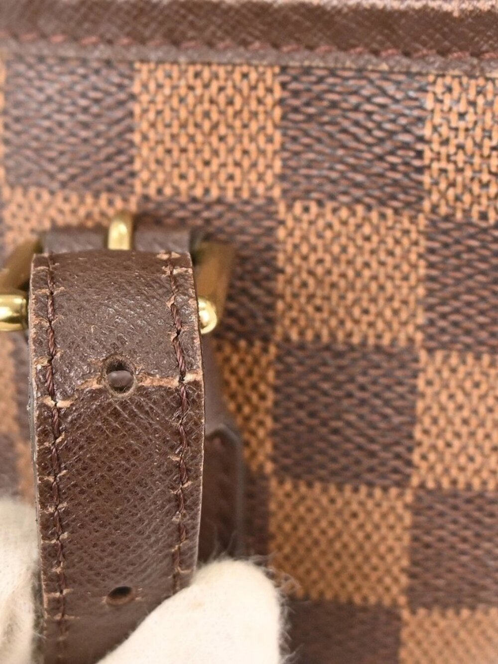 LOUIS VUITTON MARAIS HAND TOTE BAG DAMIER EBENE - Picture 7 of 10